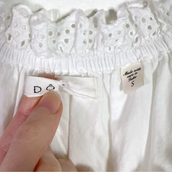 Doen Bardot Dress White - Picture 7 of 10